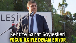 Kent'te Sanat Söyleşileri yoğun ilgiyle devam ediyor 