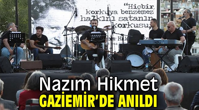 Nazım Hikmet Gaziemir'de anıldı