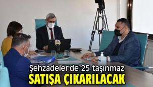 Şehzadeler'de 25 taşınmaz satışa çıkarılacak