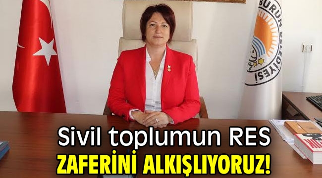 Sivil toplumun RES zaferini alkışlıyoruz!