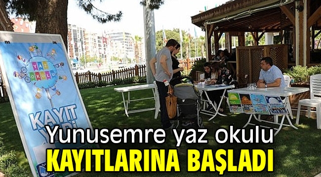 Yunusemre yaz okulu kayıtlarına başladı