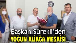Başkan Sürekli'den yoğun Aliağa mesaisi