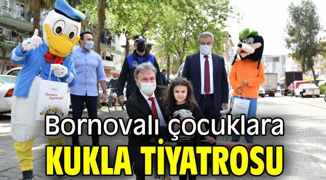 Bornova Belediyesi'nden çocuklara kukla tiyatrosu