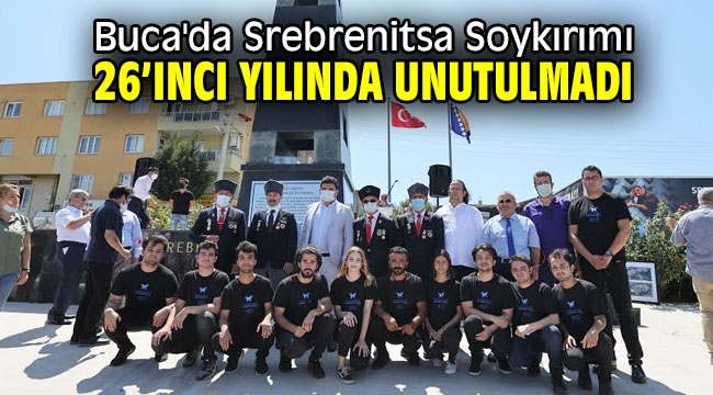 Buca'da Srebrenitsa Soykırımı 26'ıncı yılında unutulmadı