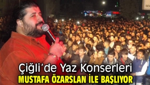 Çiğli'de Yaz Konserleri Mustafa Özarslan ile Başlıyor