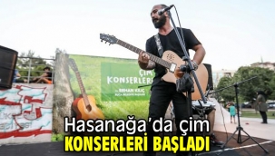 Hasanağa'da çim konserleri başladı