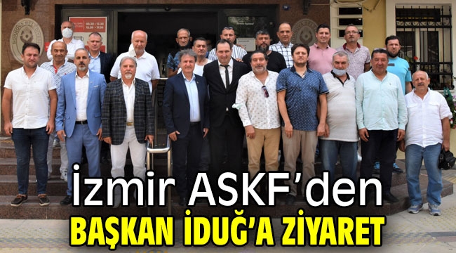 İzmir ASKF'den Başkan İduğ'a ziyaret