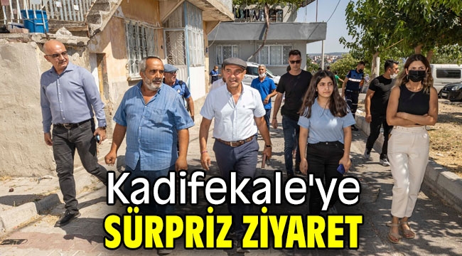 Kadifekale'ye sürpriz ziyaret