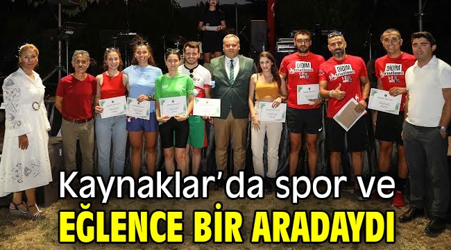 Kaynaklar'da spor ve eğlence bir aradaydı