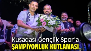 Kuşadası Gençlik Spor'a Şampiyonluk Kutlaması