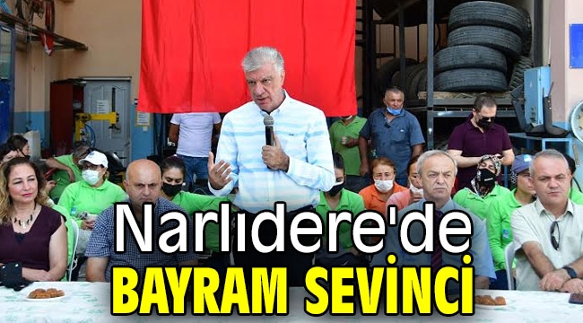 Narlıdere'de bayram sevinci