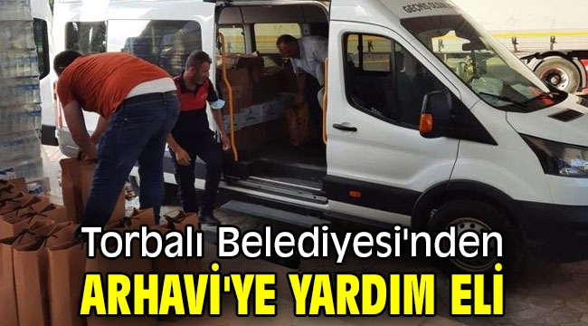 Torbalı Belediyesi'nden Arhavi'ye yardım eli