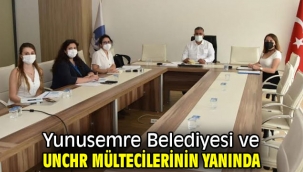 Yunusemre Belediyesi ve Unchr mültecilerinin yanında