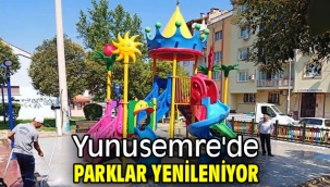 Yunusemre'de parklar yenileniyor