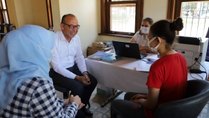 Başkan Çetin Akın'dan Üniversite Tercih Merkezine Ziyaret