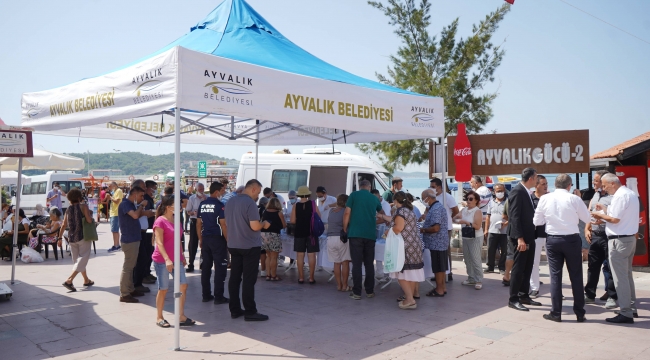 Başkan Ergin'den aşure ikramı