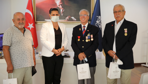 Gaziler, Başkan Çerçioğlu'nu ziyaret etti