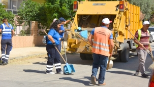 Ödemiş'te ortak temizlik operasyonu 