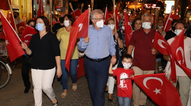 Ödemiş'te Zafer Bayramı coşkusu zirvede yaşandı 