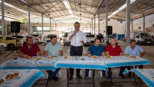 Başkan Kırgöz, pazarcı esnafıyla bir araya geldi