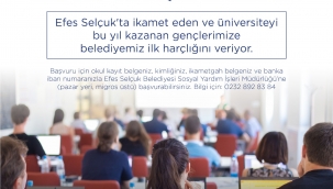 Gençlere ilk harçlık Belediyeden!