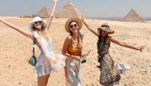 Şeyma Subaşı Mısır tatilinde