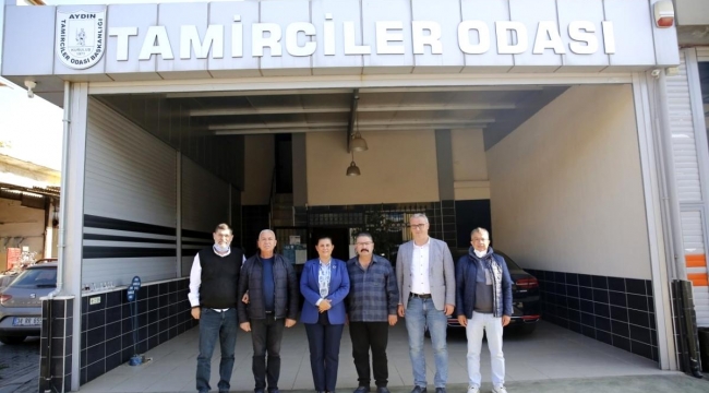 Başkan Çerçioğlu Tamirciler Odası'nı ziyaret etti