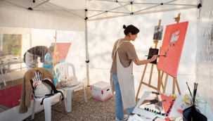 Karşıyaka'da Uluslararası Resim Çalıştayı başladı