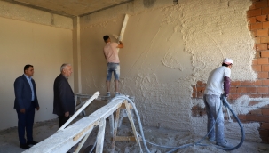 Saruhanlı'da Yüksekokul binasının yapımı hızlanıyor