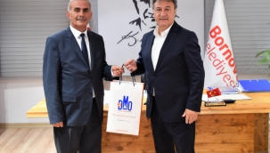 Başkan İduğ, DMO Bölge Müdürü Atila Aytekin'i ağırladı