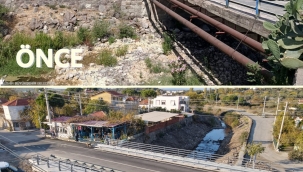 Dikili'nin yeni köprüsü hizmete girdi