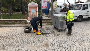 Edremit şiddetli yağışa hazır