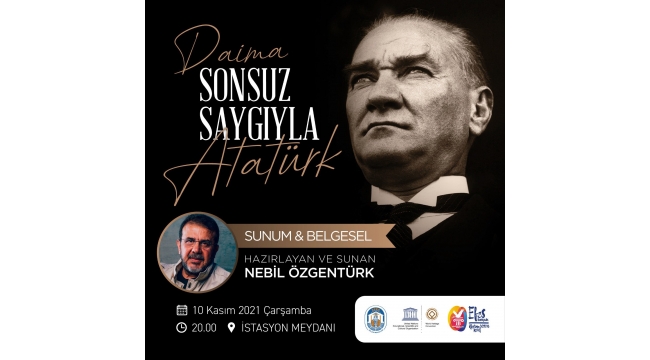 Efes Selçuk'ta Atatürk'e sonsuz saygı