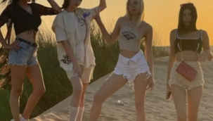 Havva Öztel plajdan sonra çölde! 