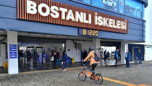 İzmir'de bisikletle vapura binmek 5 kuruş!