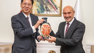 Liu Shaobin Başkan Soyer'i ziyaret etti!