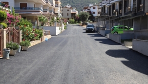 Özdere yolları yenileniyor