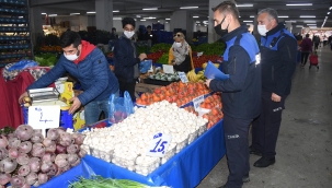 Ada'da zabıta ekipleri denetimlerini sürdürüyor