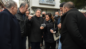 Bornova'da Tarihi Büyük Çarşı ve Küçük Park'ı yenileme çalışmasına başlıyor