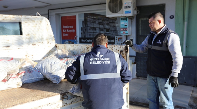 Güzelbahçe Belediyesi'nden sıcak yardım!