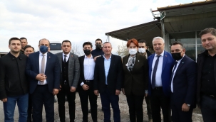 İYİ Parti Genel Başkanı Meral Akşener Saruhanlı'da