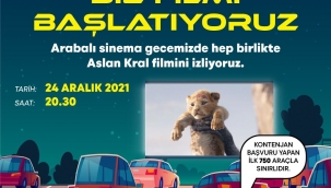 İzmir'de arabalı sinema keyfi