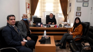 Kuşadası Belediyesi yöneticileri, ziyaretlerini sürdürüyor