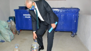 Ödemiş'te 2021'de 996 kilo atık pil toplandı 