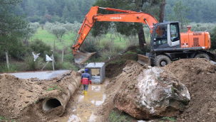 Menderes'te sel ve taşkınlara karşı seferberlik