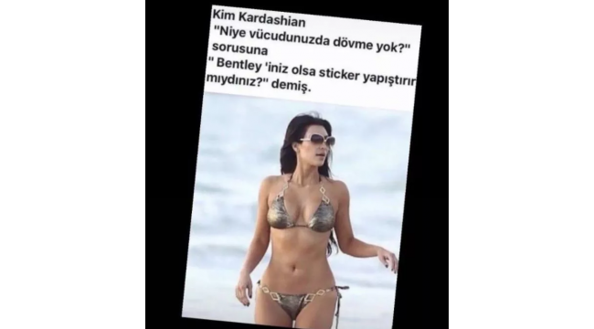 Tuğba Ekinci Kim Kardashian'ı hedef aldı! 