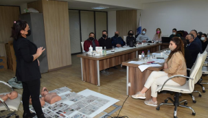 Yunusemre Belediyesi personeline ilk yardım eğitimi