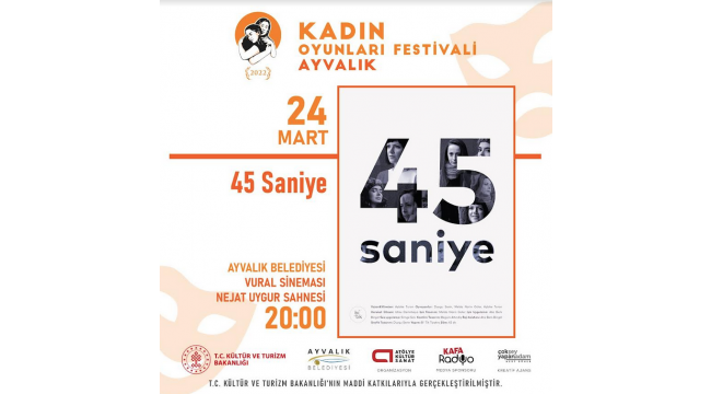 Ayvalık Kadın Oyunları Festivali, 23-27 Mart tarihlerinde sahnede