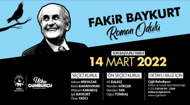 Fakir Baykurt Roman Ödülü için geri sayım devam ediyor