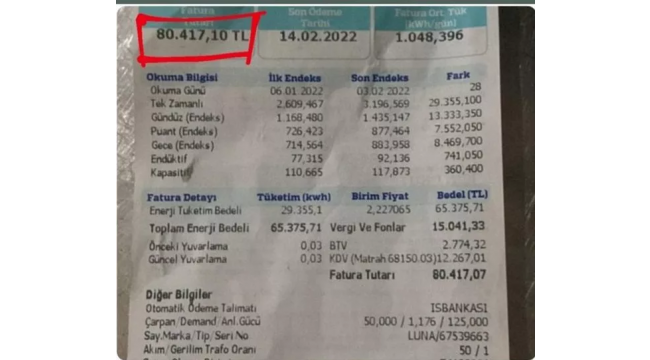 Mustafa Sandal elektrik faturası paylaştı